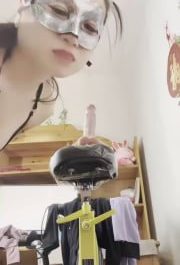 #抖音 #茄姐 #小月儿老师 抖音【茄姐 小月儿老师】肥臀健身shu女单车自慰